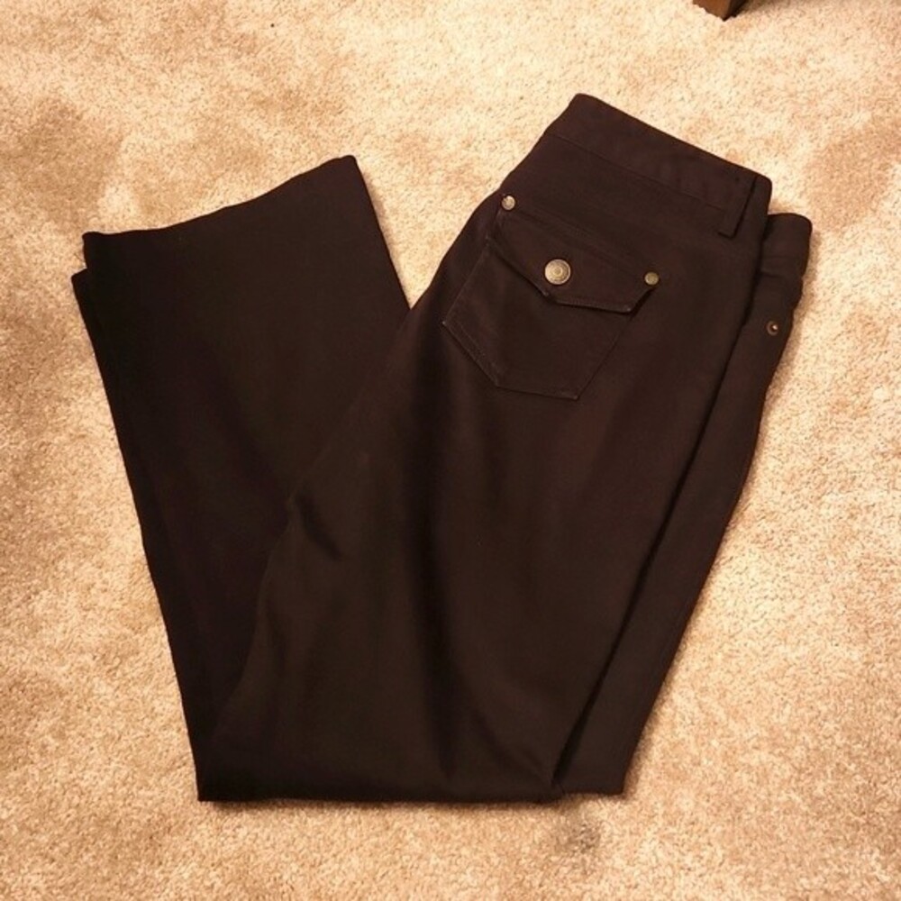 The Limited "Drew Fit" Brown Jeans w/ Buttoned Back Pockets Size 6